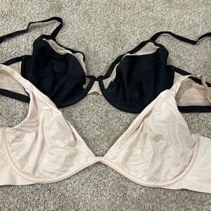 TWO Victoria’s Secret unlined bras 34DDD